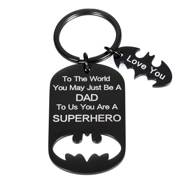 Gift Key Chain for Dad from Son Daughter or Wife or Great Father of the Bride Gift