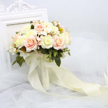 Load image into Gallery viewer, Wild Artificial Floral Handmade Bridal Bouquet-Wedding Flowers

