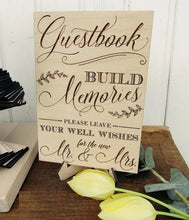 Load image into Gallery viewer, Personalized Wedding Guest Book Alternative Modern Design Piece
