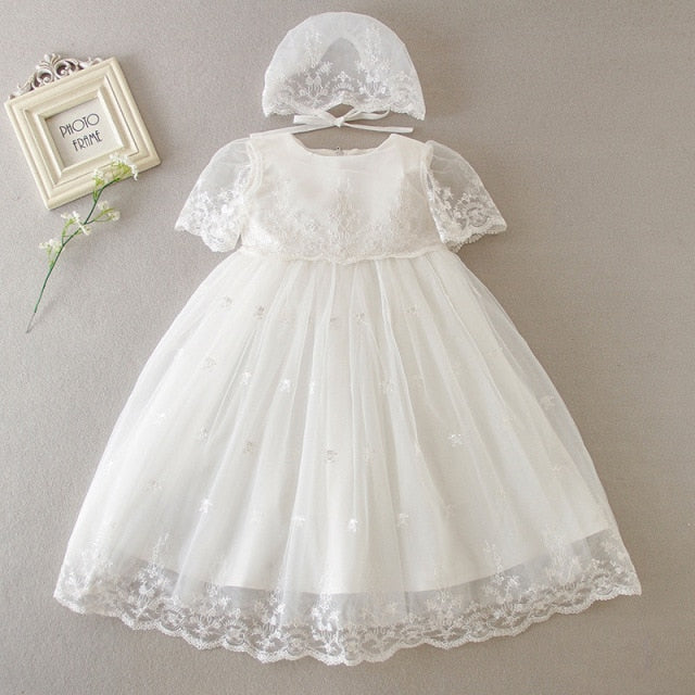 Baby Girls Baptism Dresses- Christening Gowns- Infant Party Dresses
