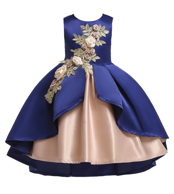 Royalty Flower Girls Wedding Dresses For Evening Party-Princess Style