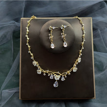 Load image into Gallery viewer, Affordable Bridal Jewelry Sets of Necklace-Earrings for Weddings-Quinceañera-Evening Events
