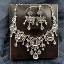 Load image into Gallery viewer, Affordable Bridal Jewelry Sets of Necklace-Earrings for Weddings-Quinceañera-Evening Events
