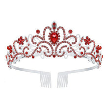 Load image into Gallery viewer, Baroque High Court Crystal Wedding Crown-Princess Bridal Tiaras-Mis Quince Hair Jewelry
