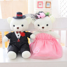 Load image into Gallery viewer, 40cm Plush Bridal Teddy Bear Couple-Wedding Gift- Decoration
