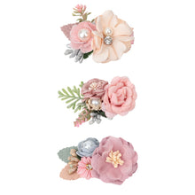 Load image into Gallery viewer, Sets of Girls Floral Rose Hair Clips for Parties and Special Events - Assorted Colors
