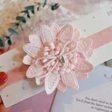 Load image into Gallery viewer, Assorted Girls Sheer Lace and Pearls Hair Accessories for Flower Girls and Special Events

