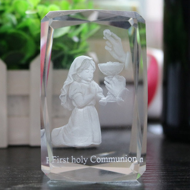 First Holy Communion Cube Favor-Keepsake for Girls and Boys - Gift-Present