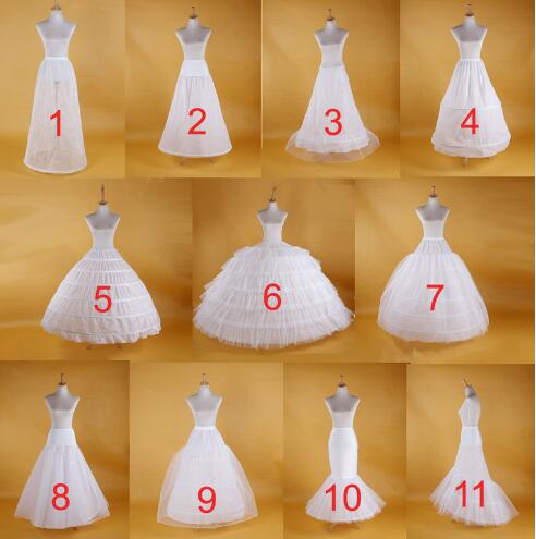 Wedding Crinoline Petticoat Underskirts - All Style TuTu Hoop Underskirt for Bridal or Prom Dress