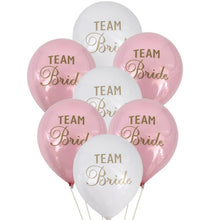 Load image into Gallery viewer, Team Bride Latex balloons for Bachelorette Party-Bridal Shower-Wedding
